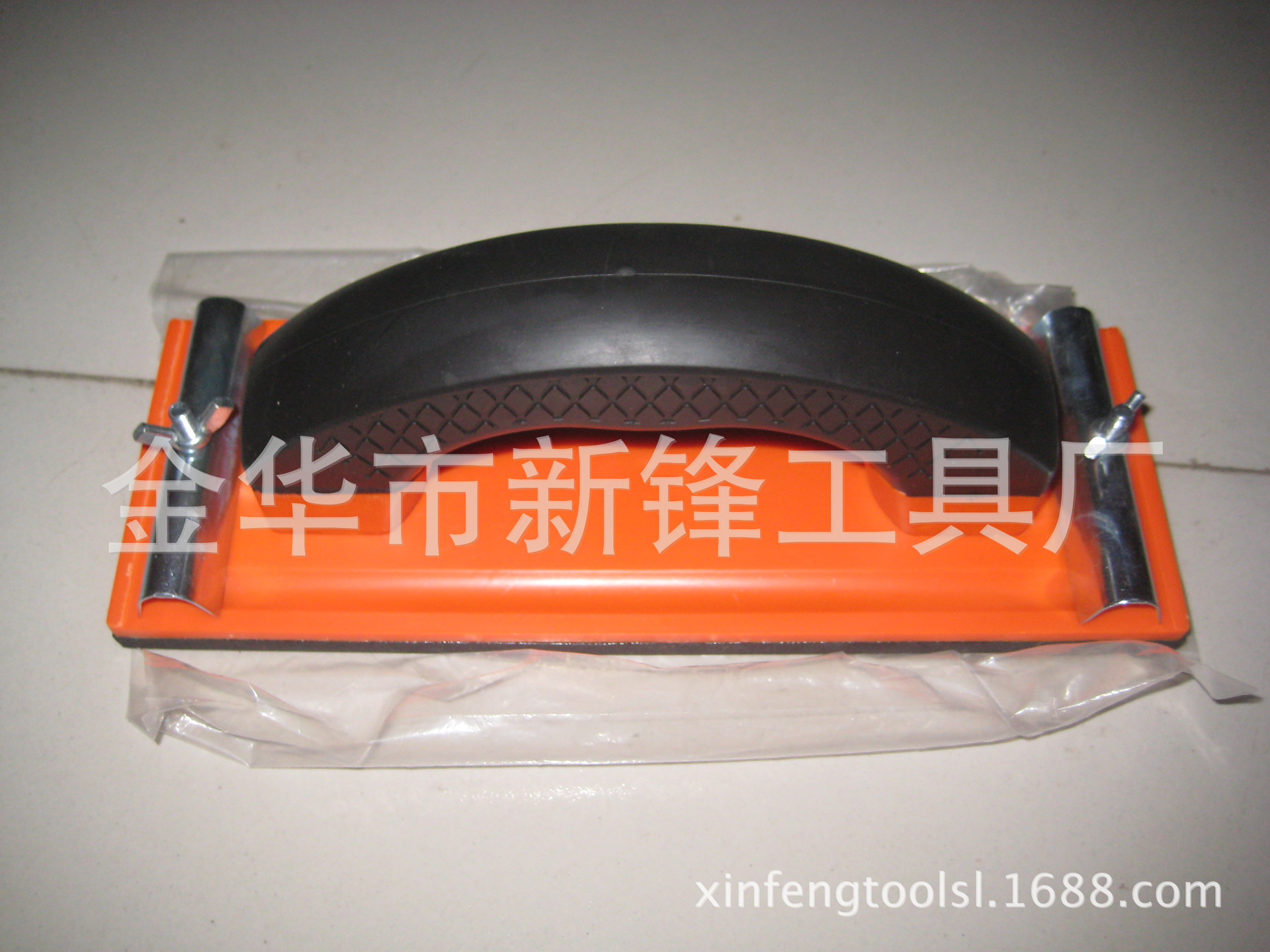 厂家供应黄黑手柄 带螺丝砂纸架 砂纸夹 打磨工具 匠作工具