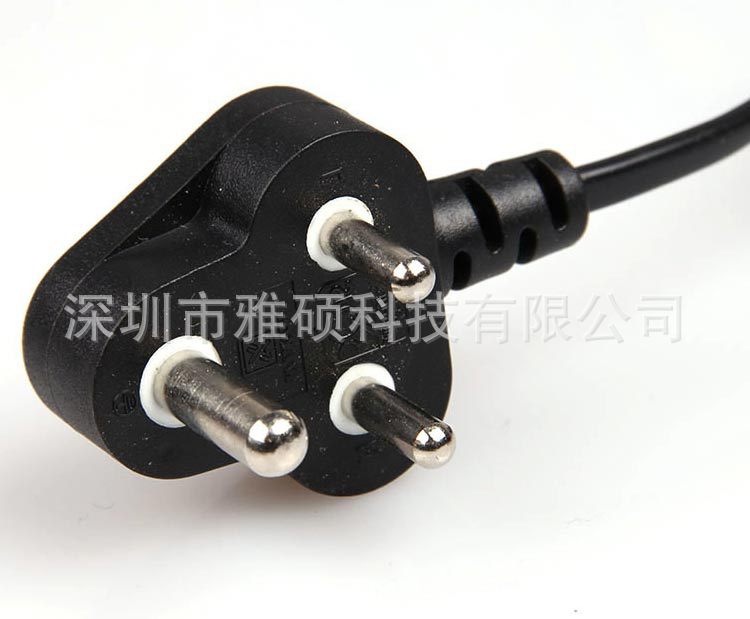 6V 12V铅酸蓄电池充电器 生产定制南非插头印度插头 三圆插充电机