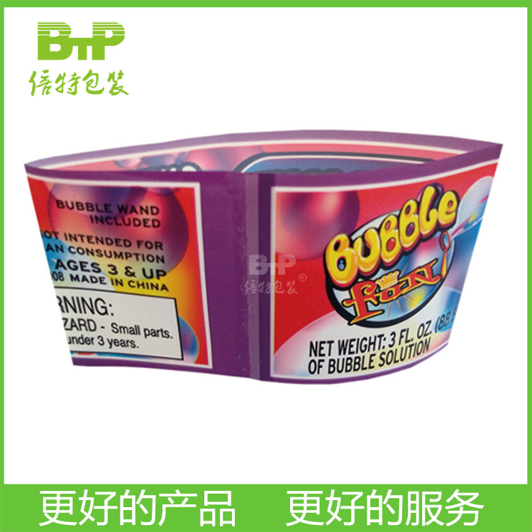 厂家 水桶广告贴标 塑料瓶套标签 东莞包装