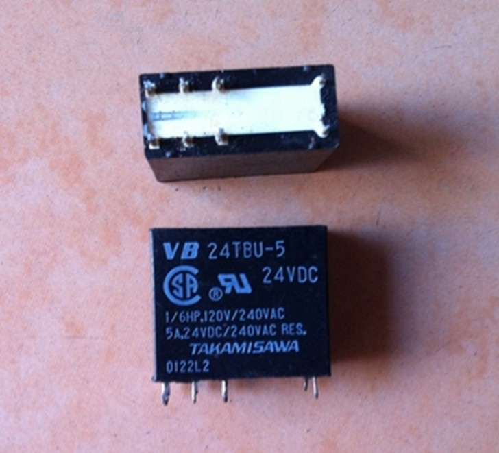 日本高见泽二手拆机继电器VB24TBU-5 24VDC VB12TBU-5 12VDC 8脚