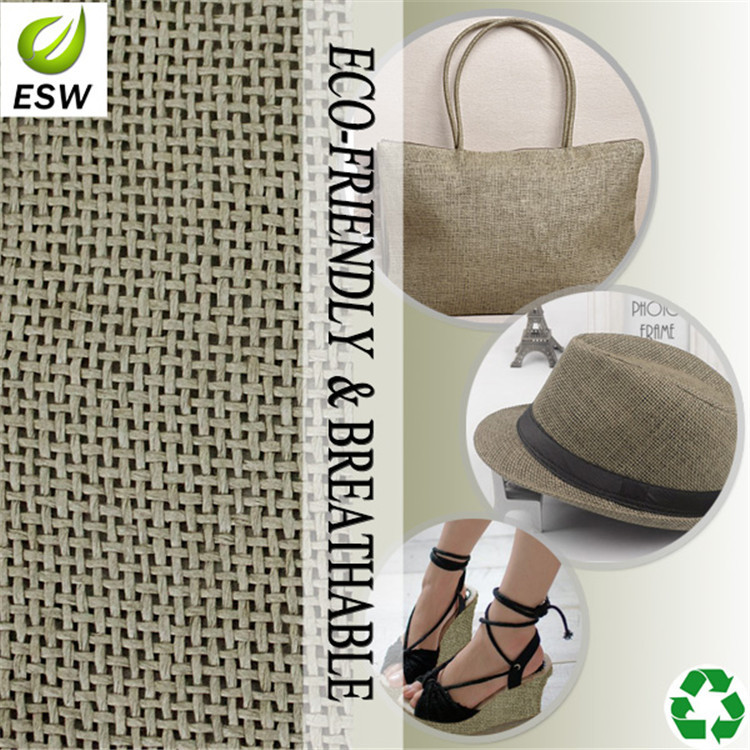 厂家供应YQ-Z-8211B-14优等纸草编织帽材布料