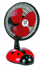 荣鑫180甲虫摇头台扇 学生扇迷你风扇可摇头二档可调儿童卡通扇