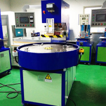 高周波塑胶焊接机皮革篮球压花机转盘吸塑包装封口机热压全自动