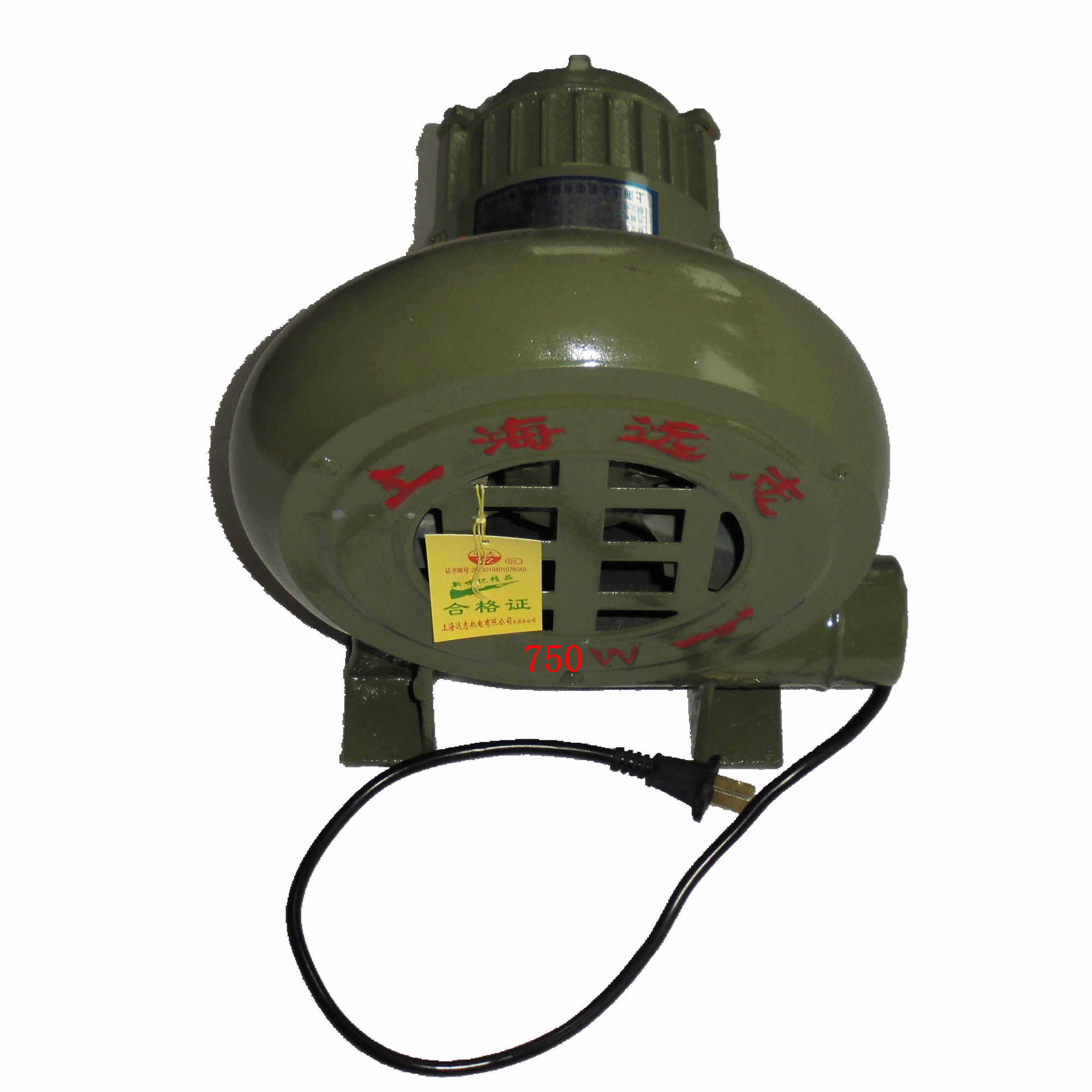 CZR型 750w离心式交流鼓风机上海牌  铜芯锅炉离心风机