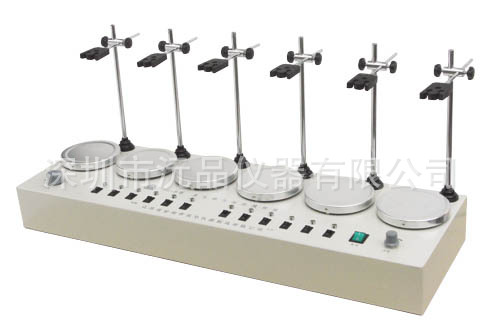 【荣华】多头磁力加热搅拌器HJ-2 HJ-4 HJ-6