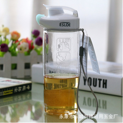 the republic of korea Esloe Lip Healthy Share Cup lovers Dedicated lemon Water cup Tritan Material Customisable logo