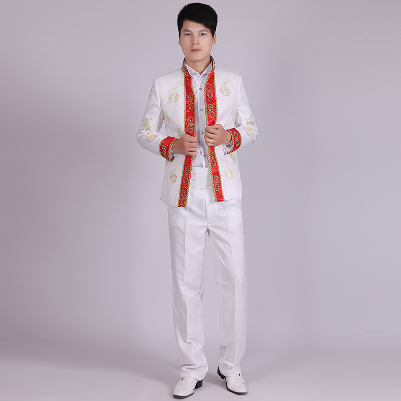 Men's Indian Clothing Suit Dress Performance Clothing Stage Clothing Ethnic Clothing Photography Ancient Costume Exotic Indian Men's Clothing