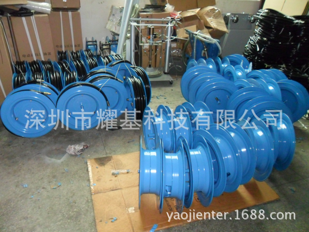 压缩空气卷管器 防腐粉末图层软管盘 车间输送空气汽车站维修推荐