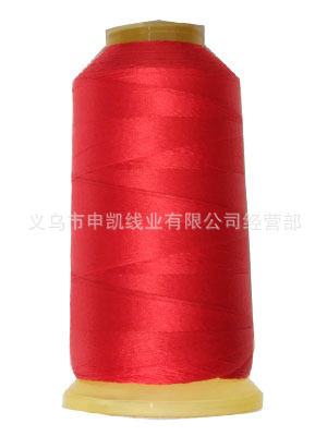밝은 빨간색 2386 150d 세 가닥 가는 실