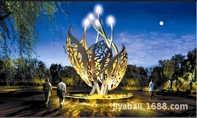 厂家直供手工打造 不锈钢城市雕塑－不锈钢艺术造型