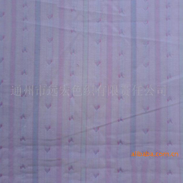 供应服装用纯棉提花色织布  色织面料批发 混批