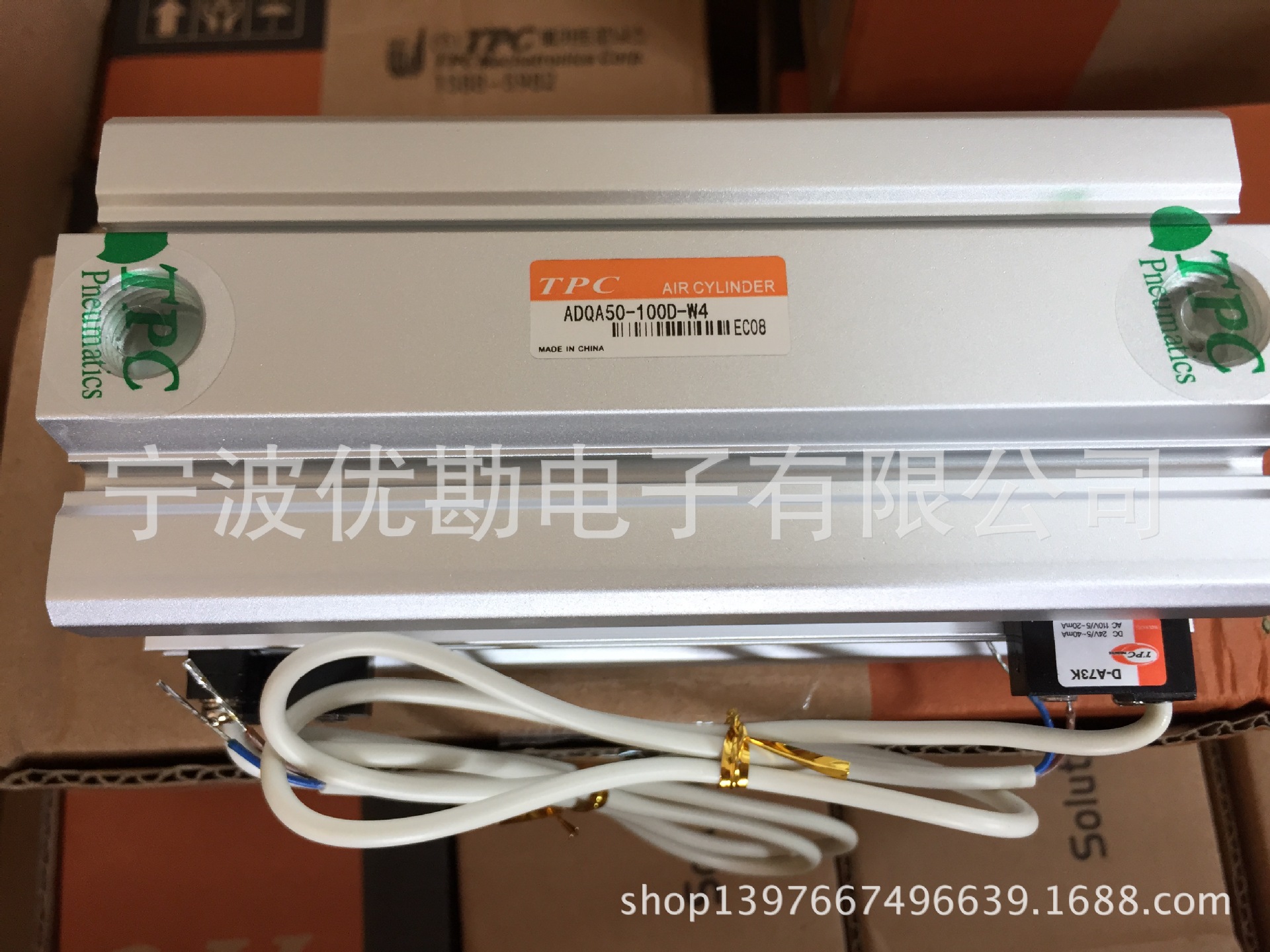 代理韩国TPC气动元件大量供应薄型气缸ADQA50-100D-W4中国生 产