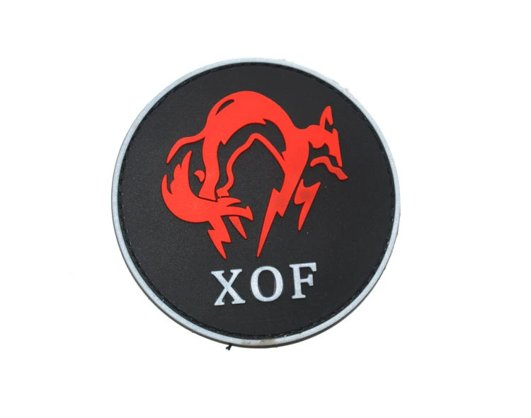 Sea Caixi Outdoor GS Game Peripherals Merry Stick Qianlong Spy Fox Fox XOF Badge 3D PVC soft rubber chapter