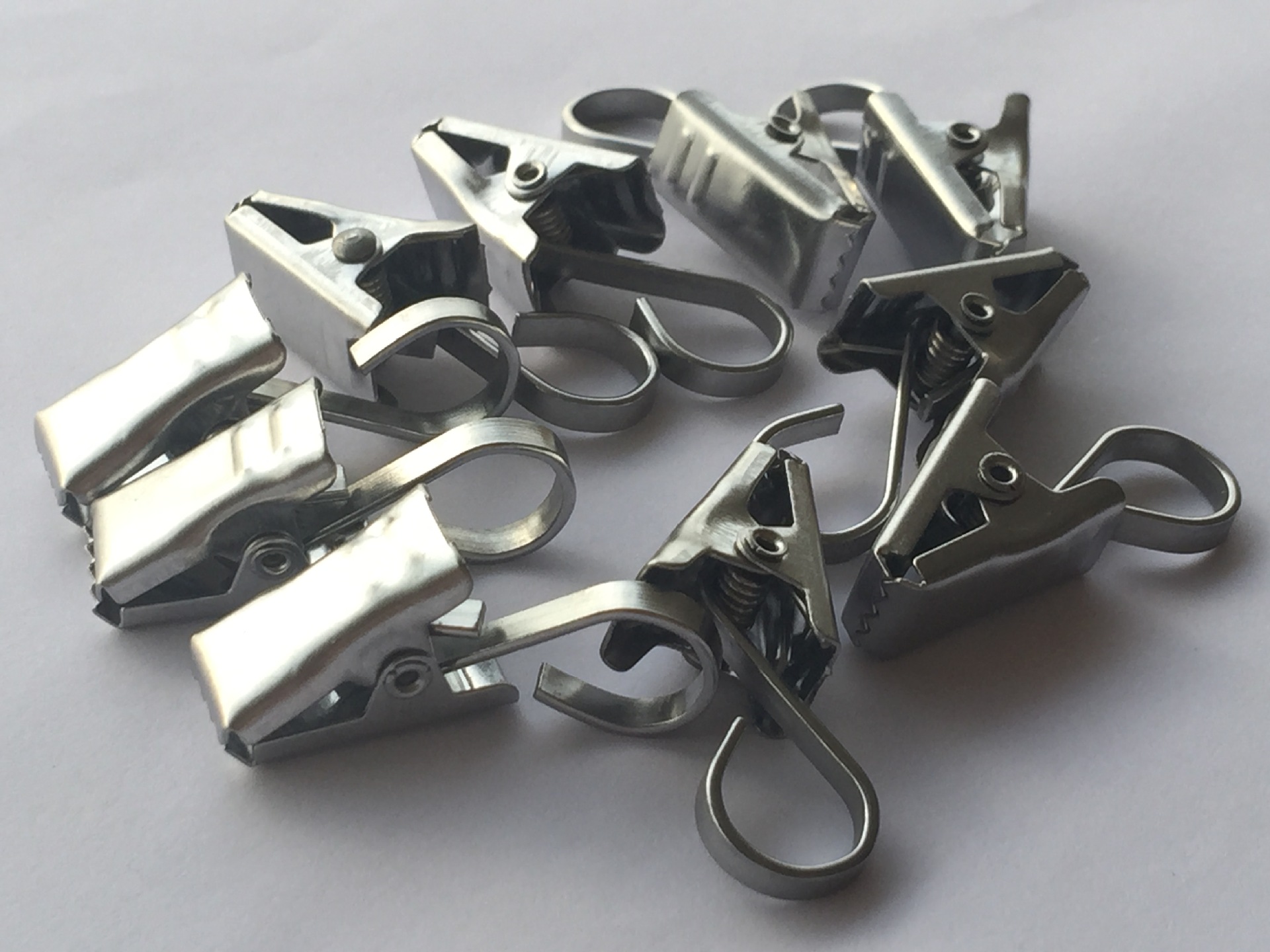 2021 Curtain Clips Hook Window Shower Curtain Clips Rings Stainless