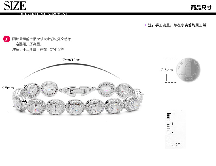Fashion Aaa Zircon Pavé Inlaid Bracelet Nihaojewelry Wholesale Bridal Jewelry Gift display picture 10