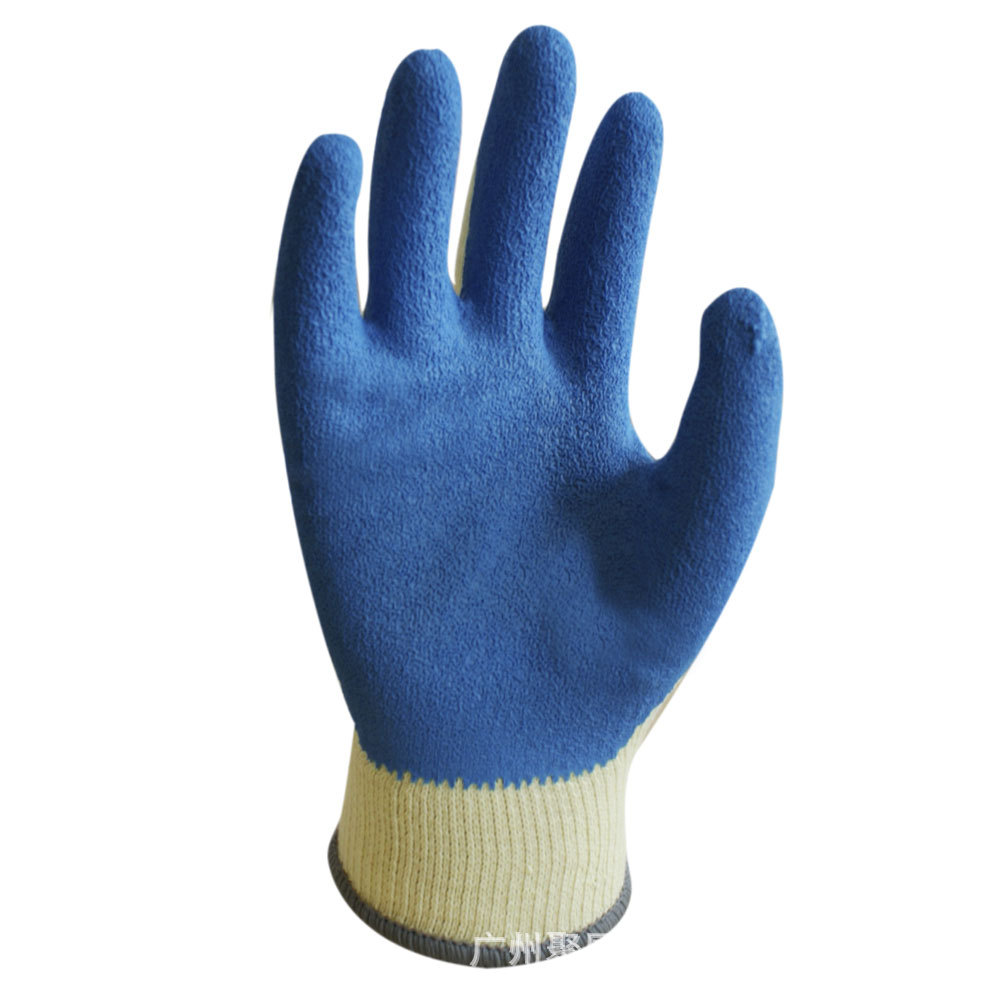 赛立特L22110天然乳胶涂层手套 防油耐滑装玻璃手套批发 广州劳保