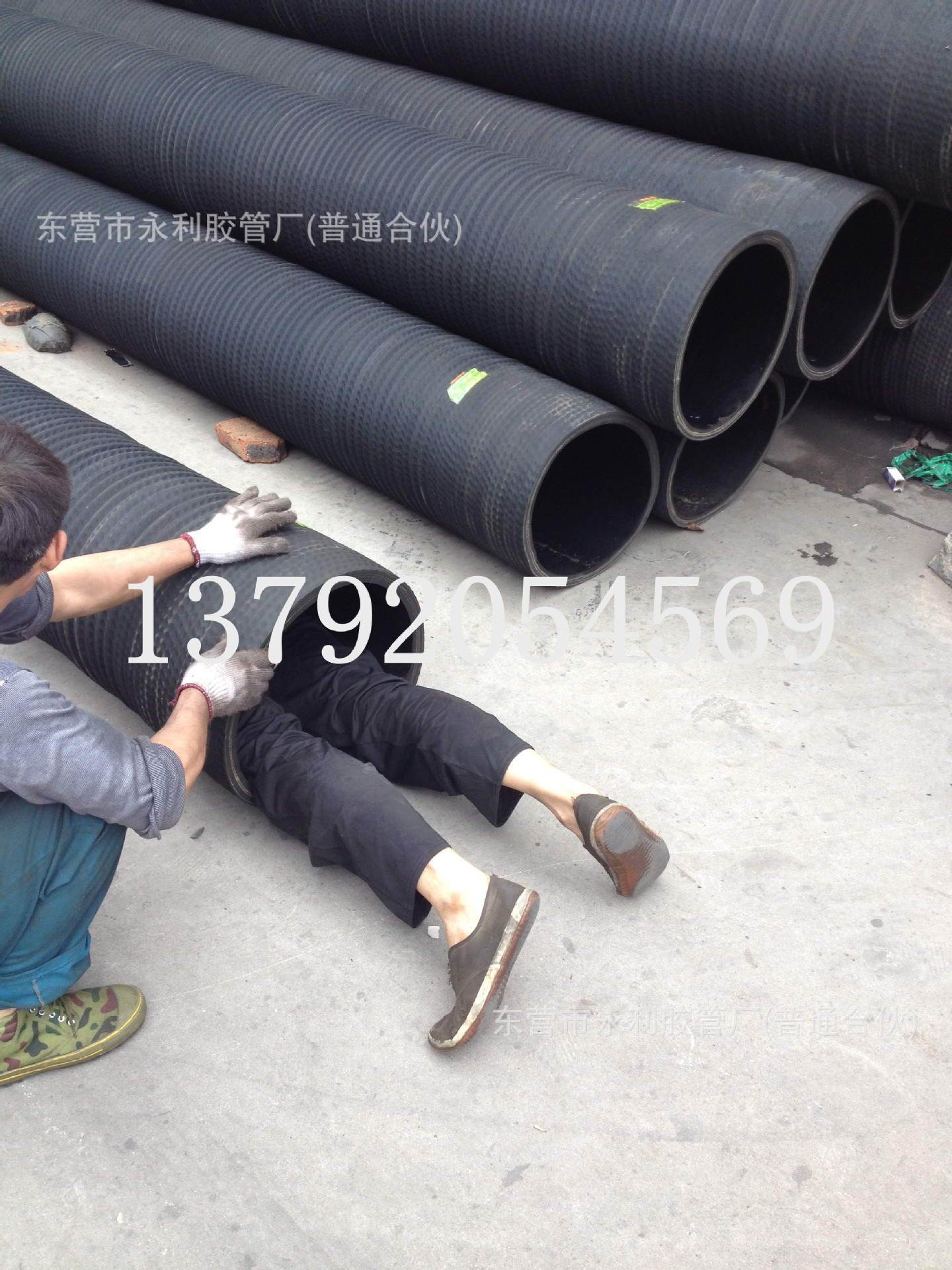 农业抗旱 防汛排涝专用钢丝骨架吸排橡胶管DN200 250 300 350mm