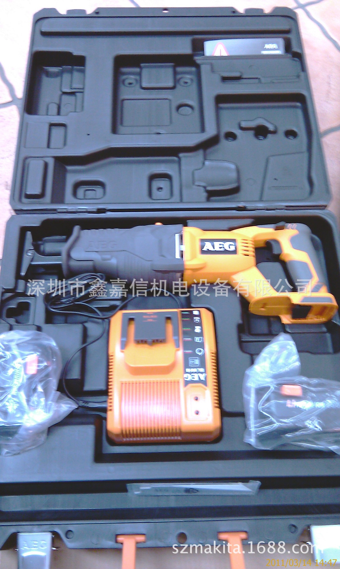 现货批发德国 AEG 充电往复锯/马刀锯 BUS18-0 Li