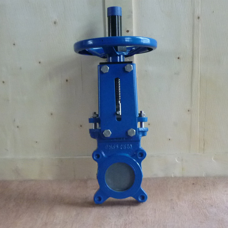 厂家现货供应铸铁阀体不锈钢闸板手动刀闸阀