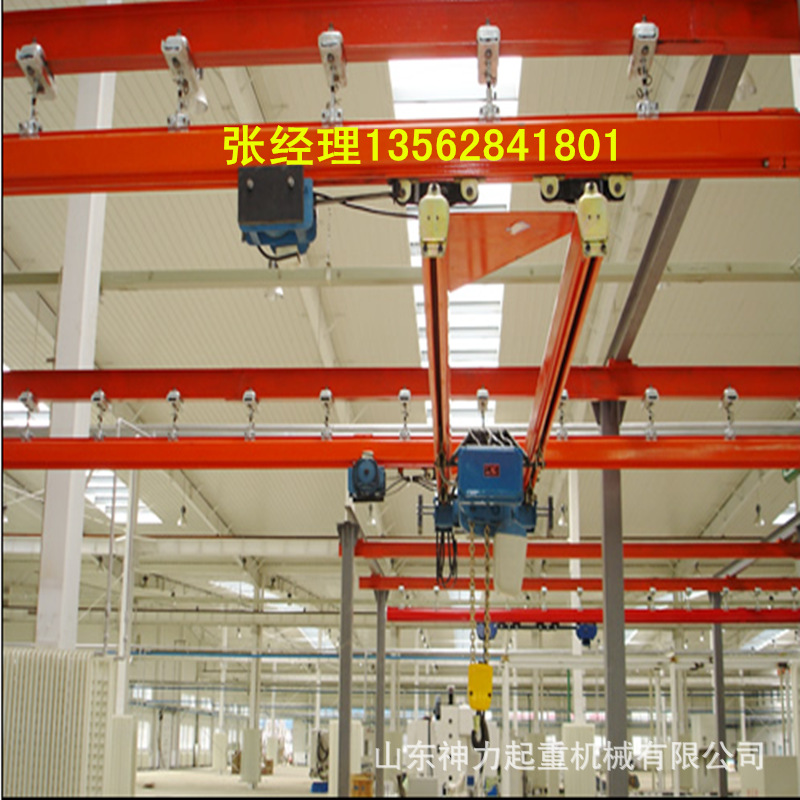供应KBK单梁轨道柔性起重机1吨3吨5吨10吨销售KPK轨道柔性单梁车