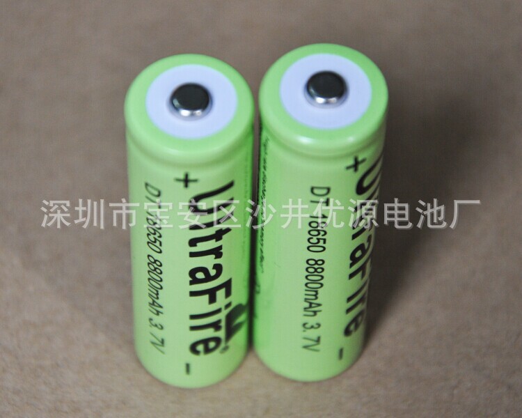供应绿色18650锂电池8800mAh