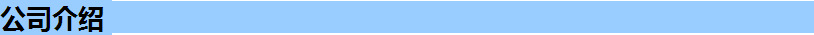 公司介绍