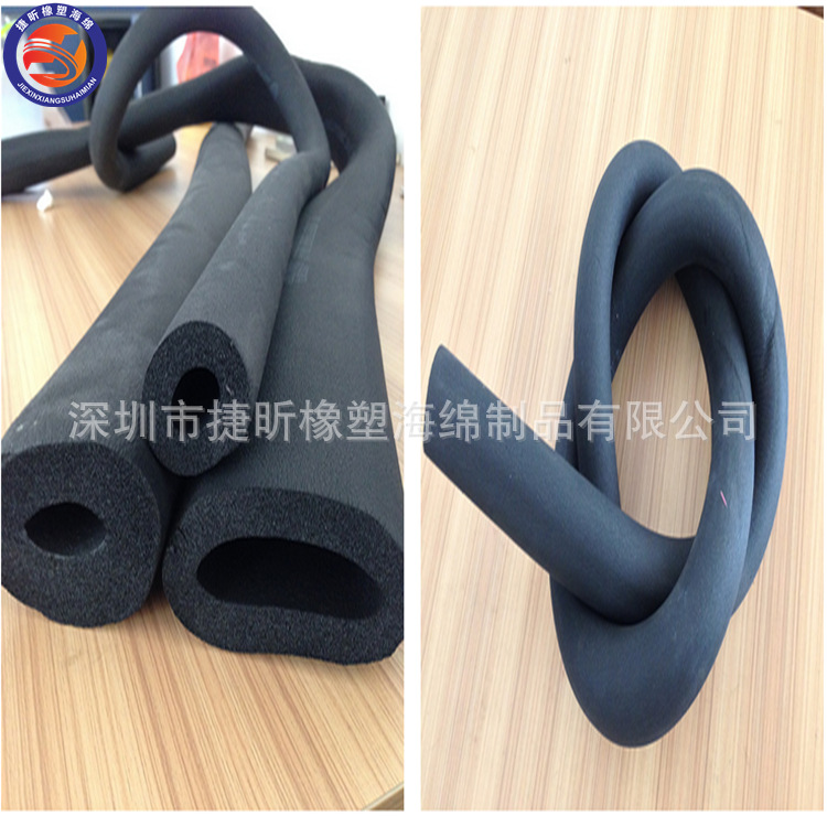 储物篮提手泡棉手把套批发黑色磨面倒角nbr把套供应 厂家