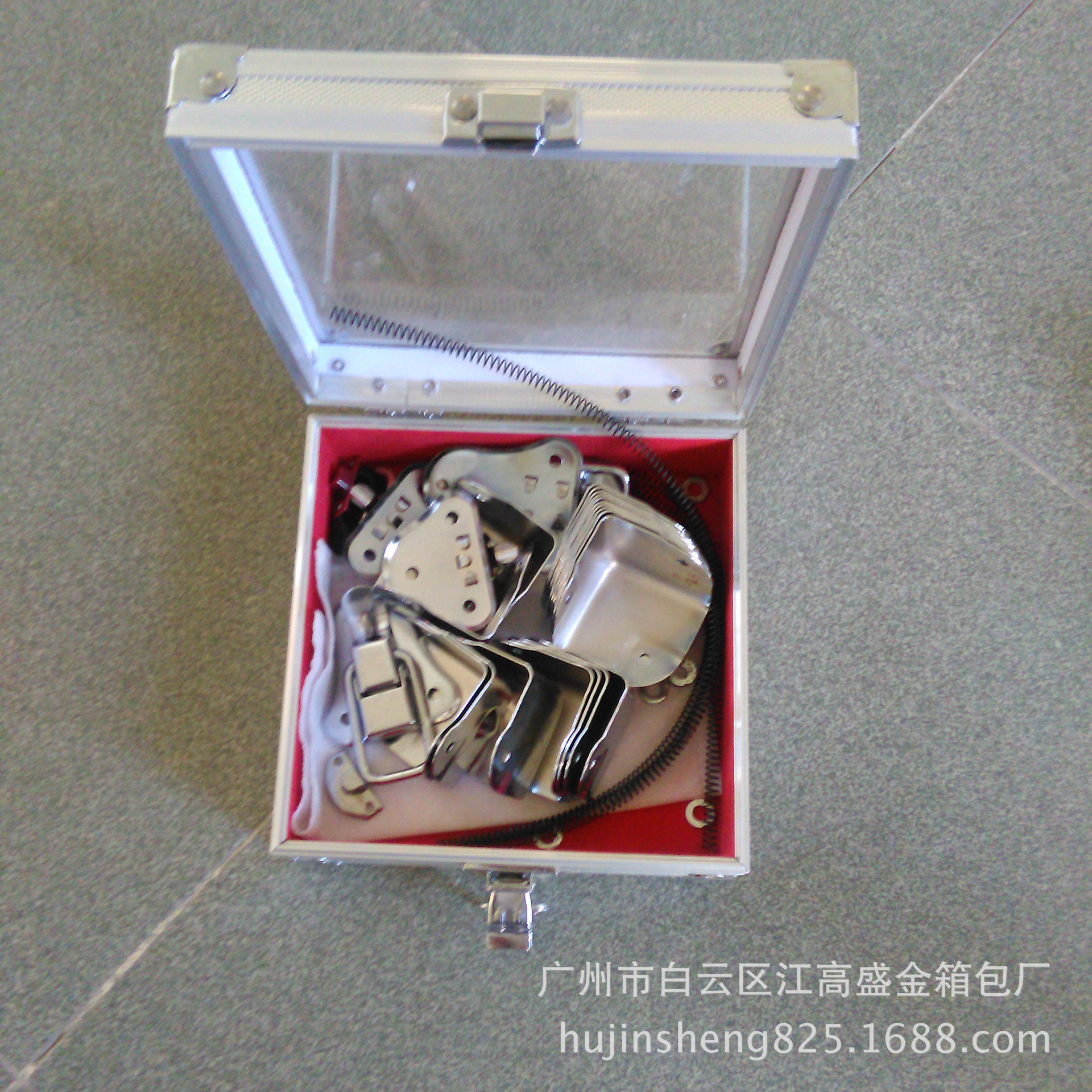 厂家供应各种多功能包装盒铝合金箱小号轻型abs工具箱 钟表盒