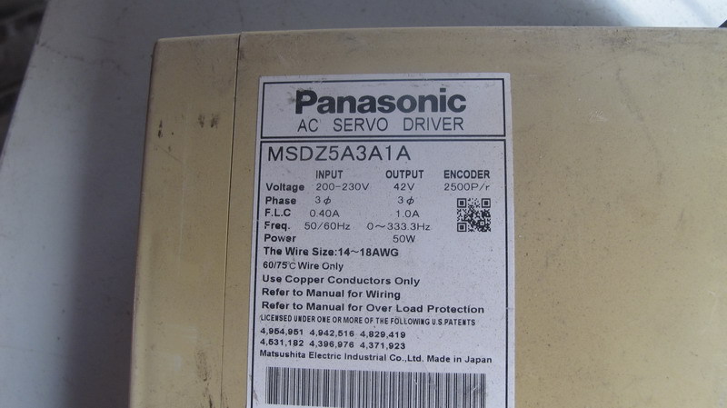 台州信达 二手松下驱动器 MSDZ5A3A1A  保修三个月  询价