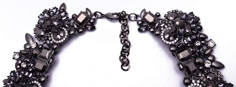 Necklace handmade diamond accessories women necklace clavicle chain jewelry wholesale black