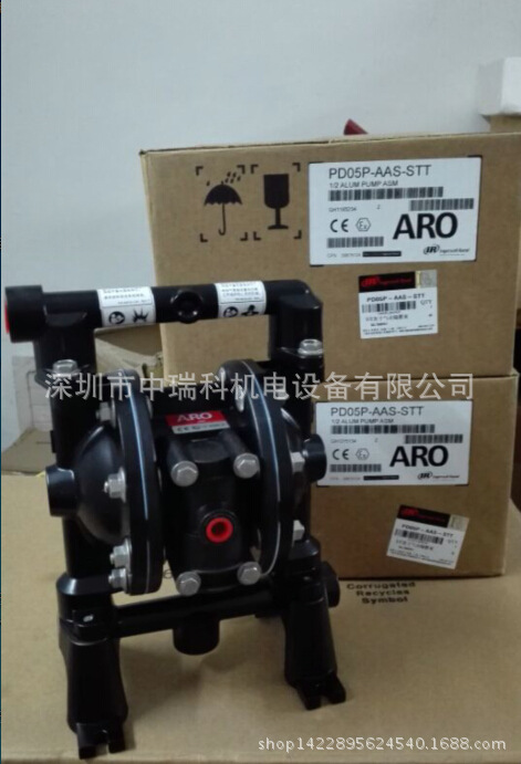 英格索兰ARO1/2寸气动隔膜泵PD05P-AAS-STT 耐溶剂泵 化工涂料泵