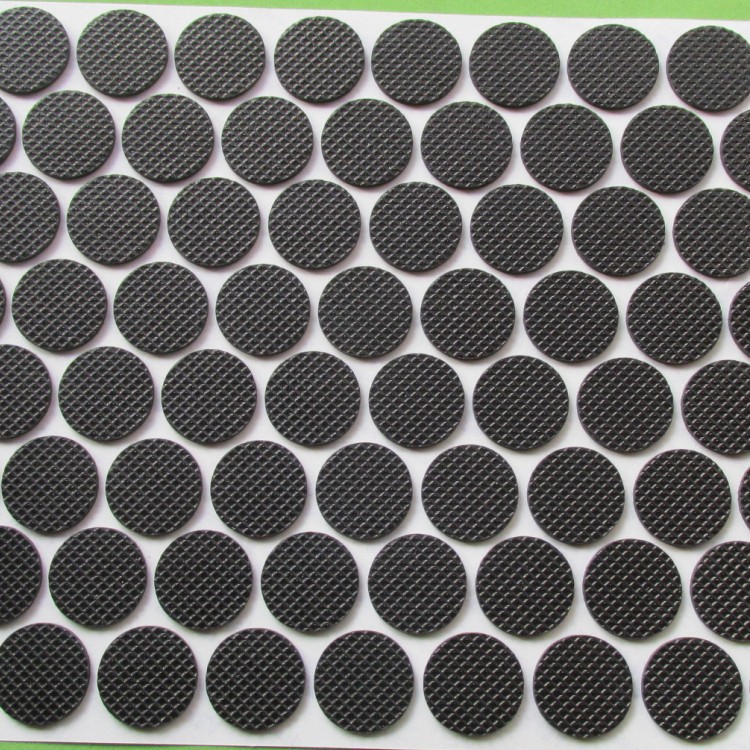 厂家大量批发黑色自粘橡胶垫 圆形橡胶垫 单面自粘橡胶垫防水
