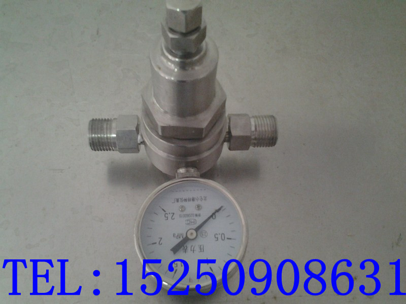 Y15X不锈钢液体减压阀 不锈钢氯气减压器 高压减压阀 液体调压阀