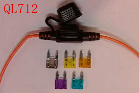 台湾进口 汽车小号保险丝座 美标 出口 好品质保险片盒 18AWG