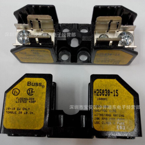 H25030-1S 美国原装BUSSMANN进口14*51MM保险丝管座 FUSE