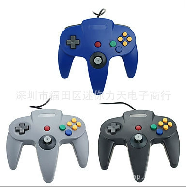 USB- N64 компьютерная ручка PC-геймпад N64 ручка 3 цвета