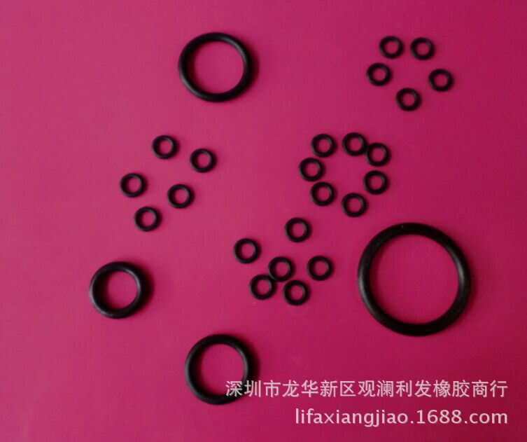 厂家直销 NBR丁晴胶密封圈  O型圈标准件密封圈