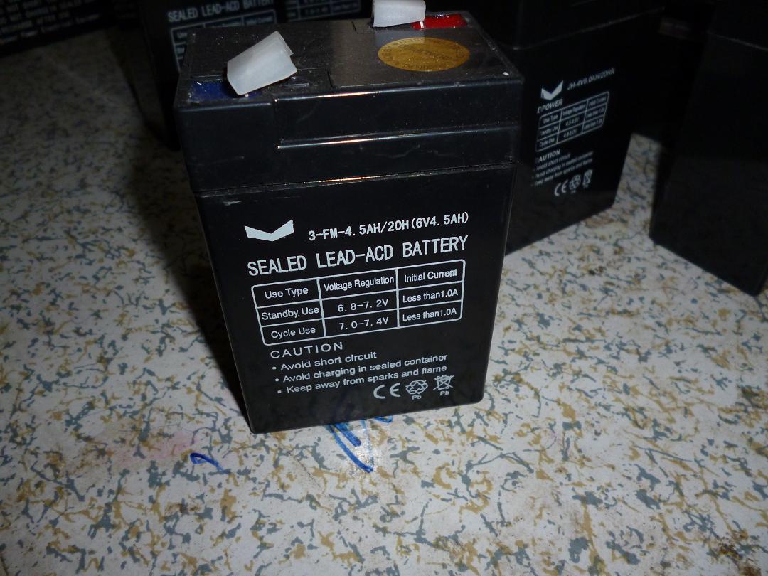 生产3-FM-5AH电池6V4.5AH 6V5AH/20HR阀控式免维护铅酸蓄电池740g
