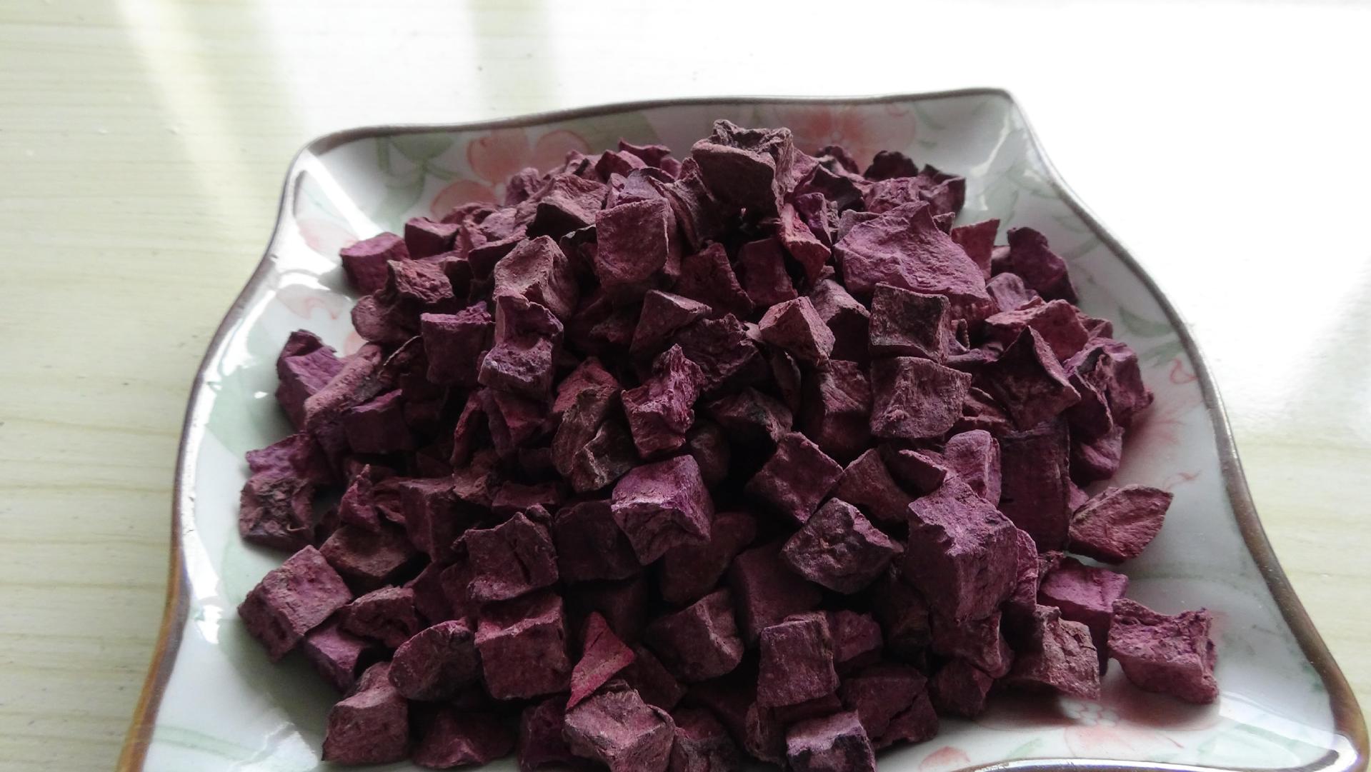 Dried Purple Sweet Potato Cubes Ready to Eat Whole Grain Snack 5 Jin Bulk Pack quality and texture
