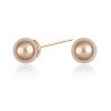 Accessory, earrings from pearl, wholesale, simple and elegant design