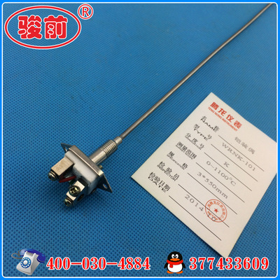 耐温 弯曲型铠装热电偶WRNK-101温度传感器 K型简易式铠装偶 腾龙|ru