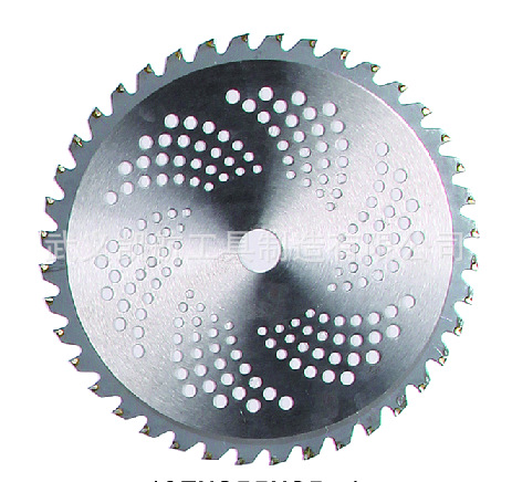 割灌机割草机配件满天星40齿合金刀片 40T×255×25.4MM 水滴合金