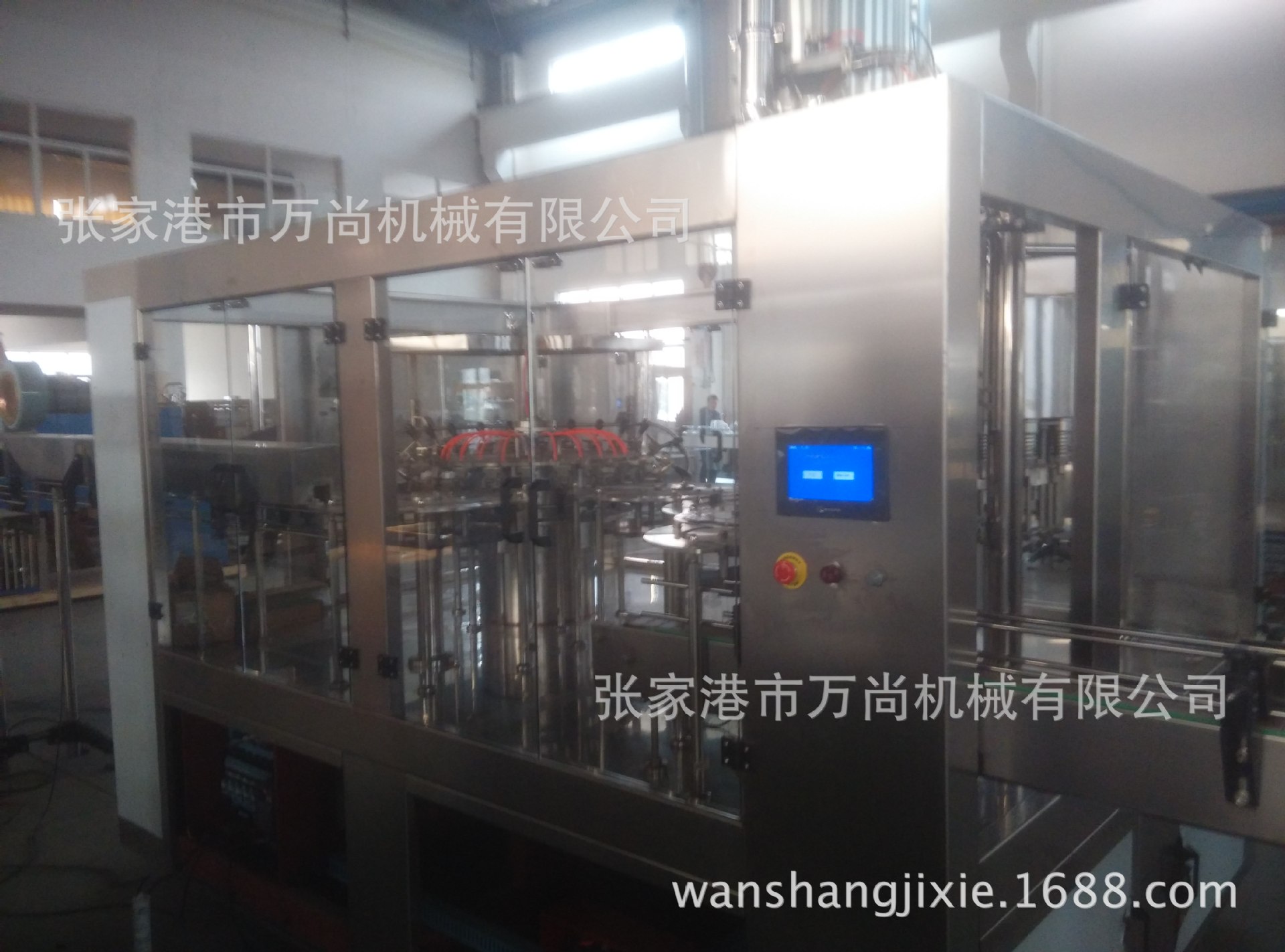 张家港万尚供应24-24-8三合一纯净水灌装设备 三合一灌装机价格