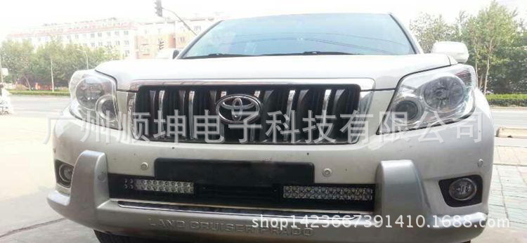 36W 4D凸透鏡雙排長條越野燈 LED改裝車頂射燈 晶元檢修探照燈