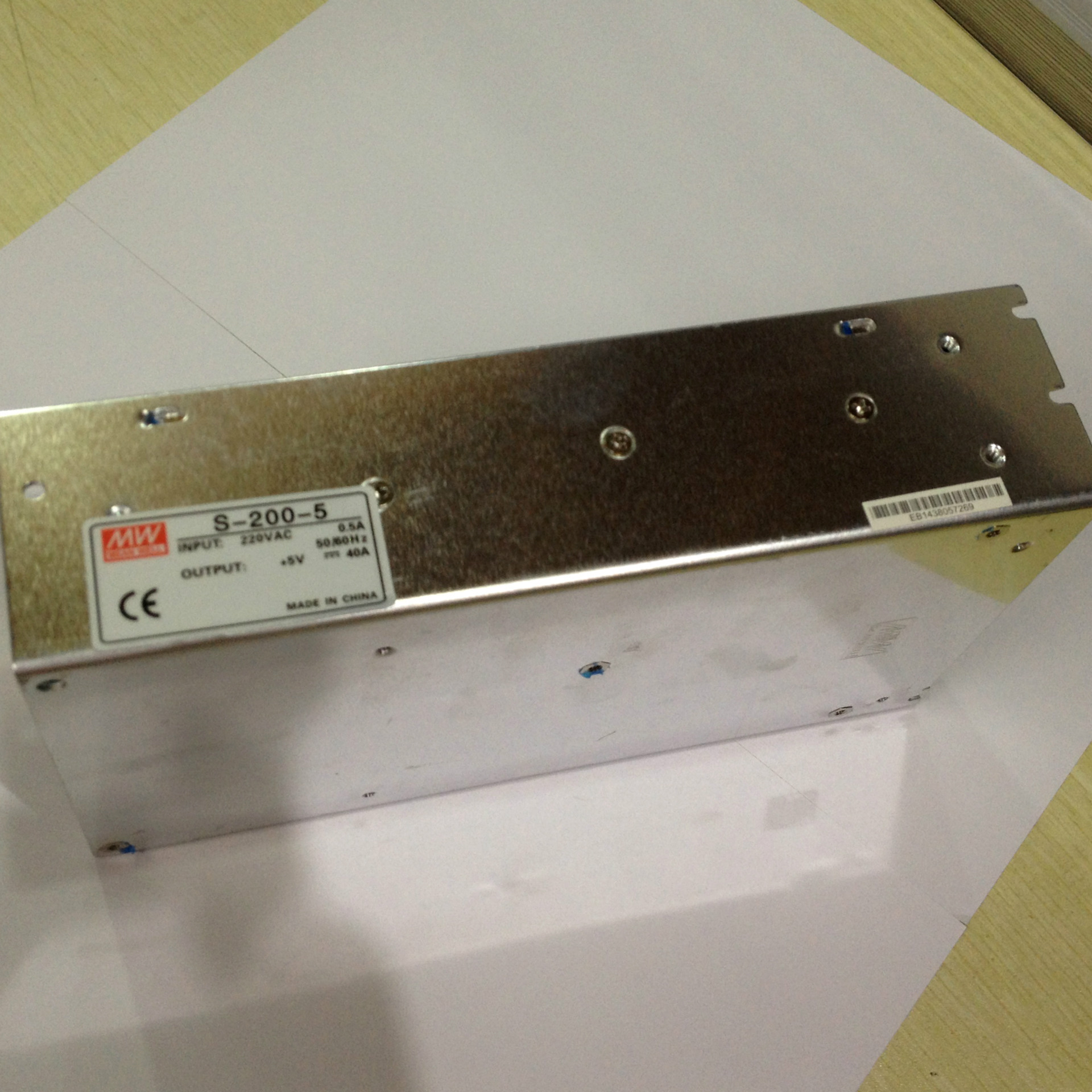 供应原装广州铭纬开关电源S-200-5（LED电源）广州地区现货