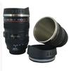 Canon, lens, cup stainless steel, glass, camera