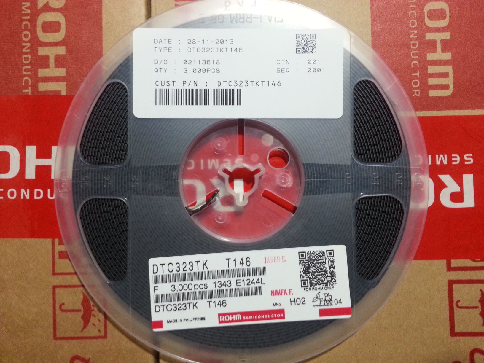 现货ROHM 2SA2048KT146Q双极晶体管 贴片