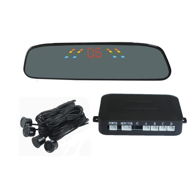 Car rearview Mirror LED digital reversing radar vehicle rearview Camera (Park radarı)
