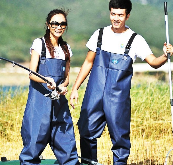 姜太公PVC连体下水裤 捕鱼下水裤 工作服