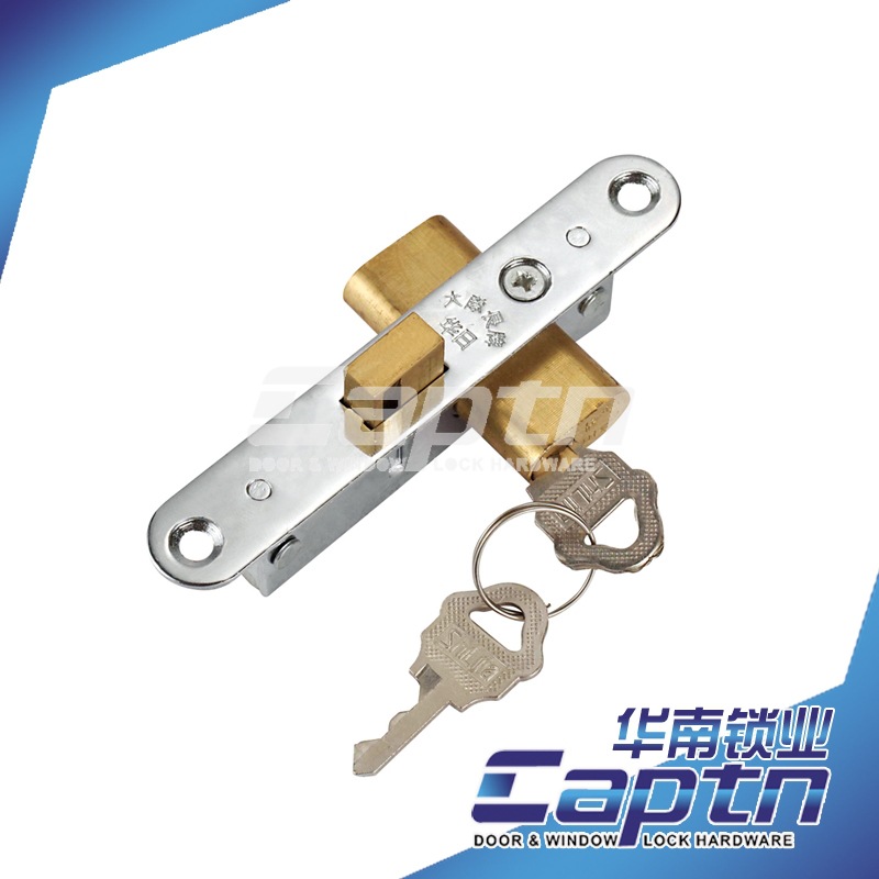 Industria de la cerradura del sur de China Huari marca aleación de aluminio HR-554 de bloqueo de la puerta de aleación de aluminio cerradura de mortaja cerradura de vidrio cerradura de tierra